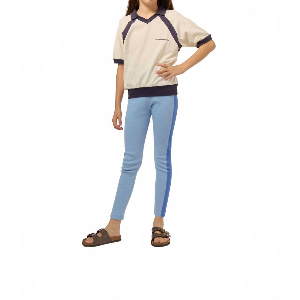 NEW THE CAMPAMENTO kids leggings in blue